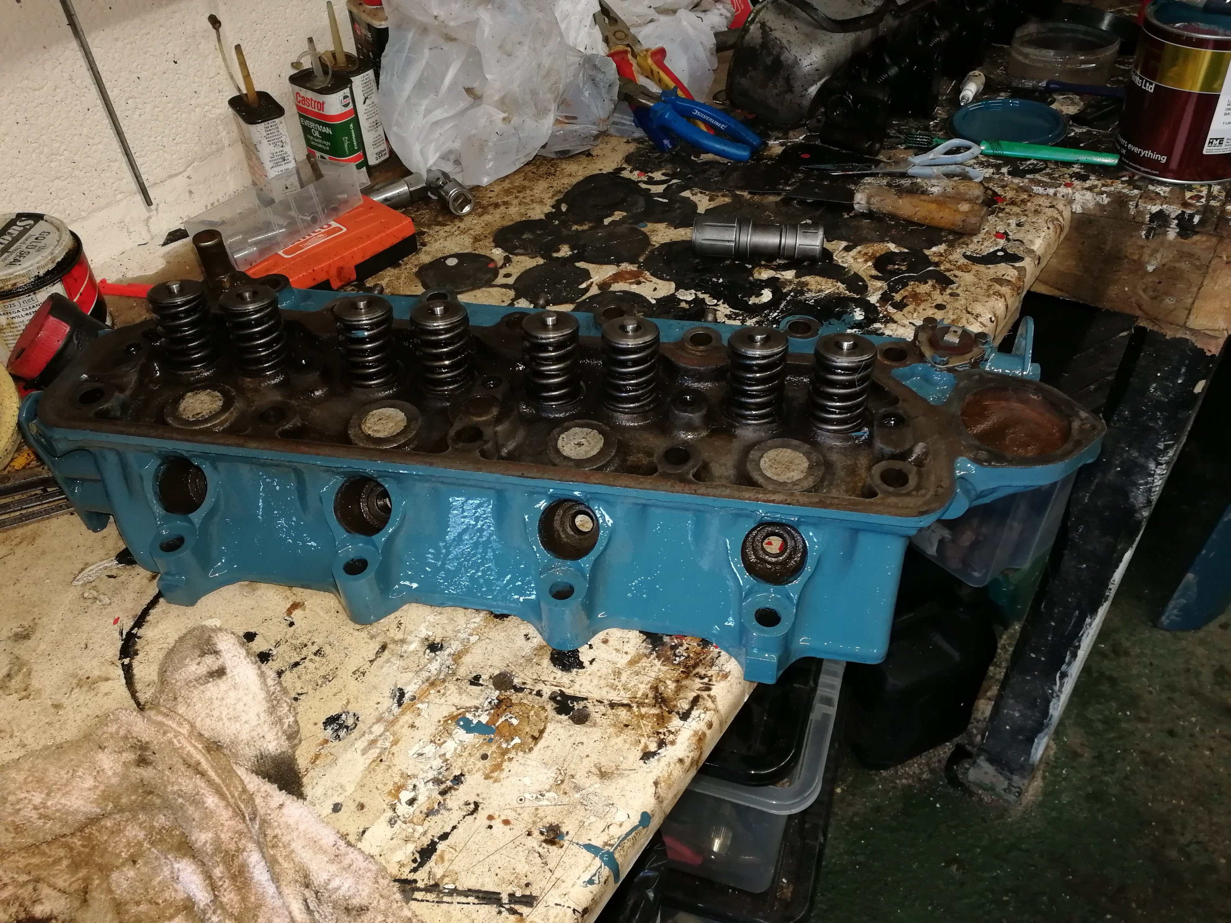 Head off, cleaned and painted