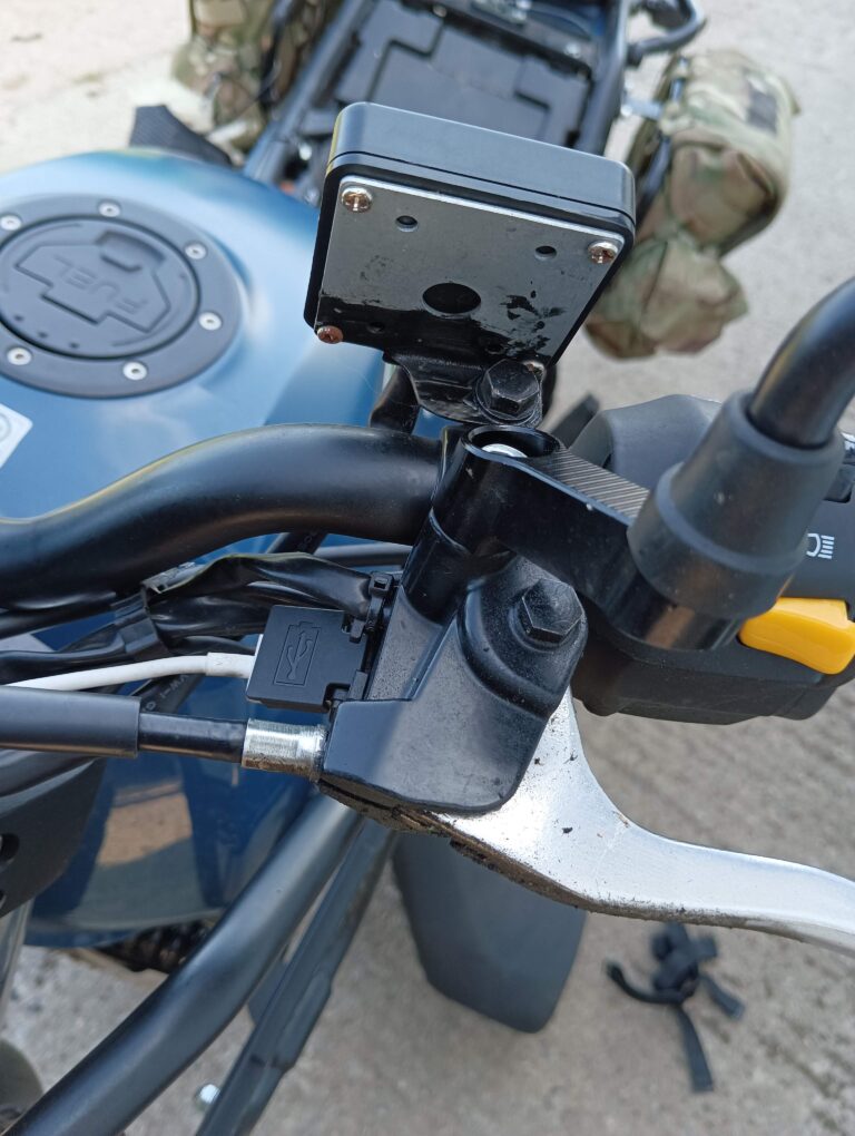 Rear of Control box - ignore my sloppy black paint